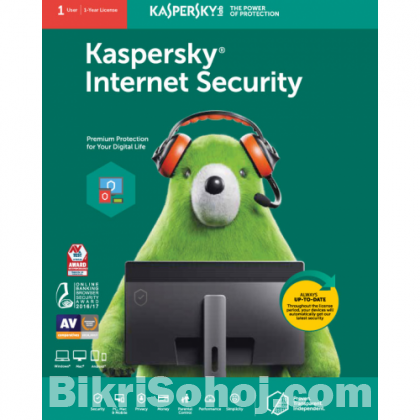 Kaspersky Internet Security 1User 1 year Genuine License